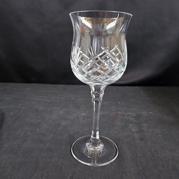 Towle Leyland Crystal Wine Glass / Water Goblet, Single Glass - Picture 3 of 8